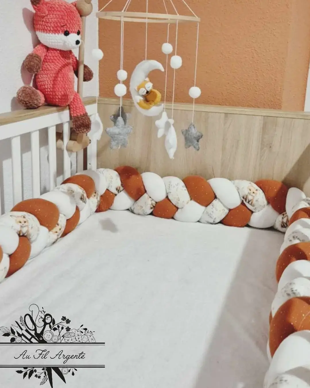 Tresse de lit - Renards et Copains d'Automne