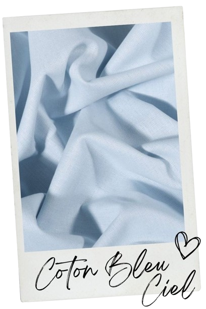 Coton Bleu ciel