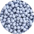 Silicone et Bois - Bleu bebe