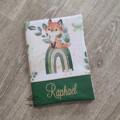 Carnet Renard et Simili Vert sapin