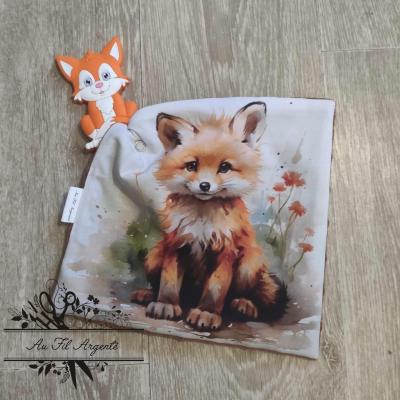 Doudou - Renardeau aquarelle