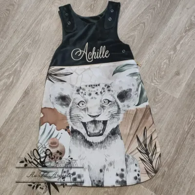 Gigoteuse Lionceau / Broderie Beige