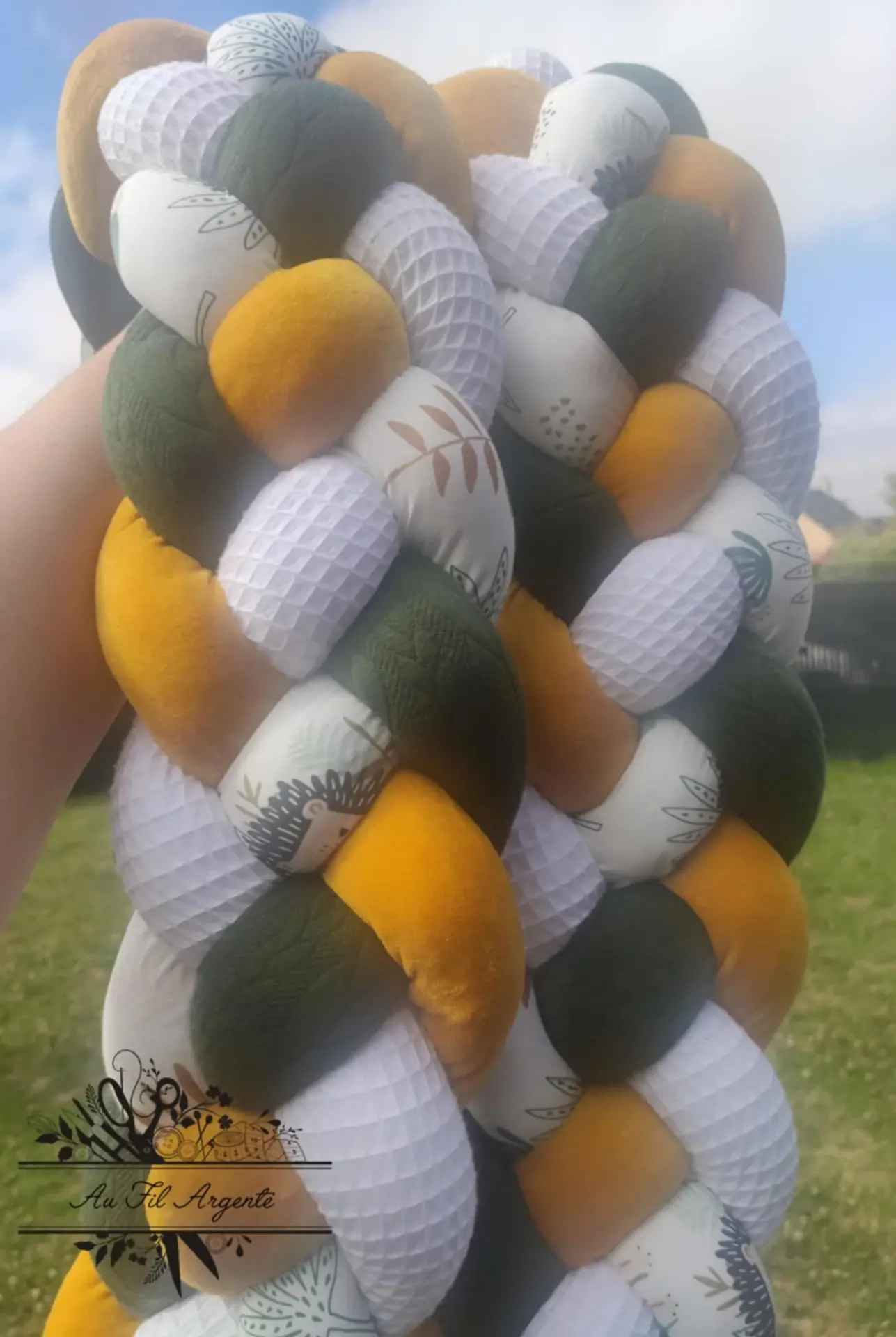 Tresse de lit 4 épis / Lions