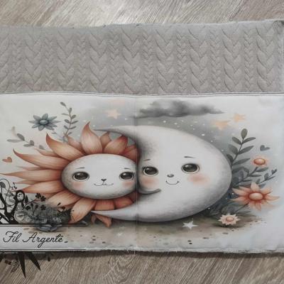 Rangement de lit : Lune et Soleil  