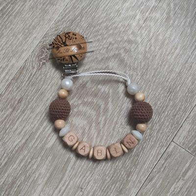 Attache tétine - Crochet  